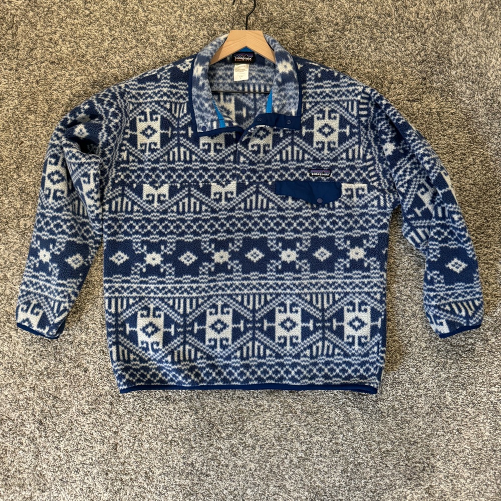 VINTAGE Patagonia Synchilla Snap T Pullover Large